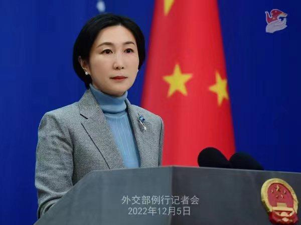 外交部發(fā)言人毛寧。 薛偉 攝