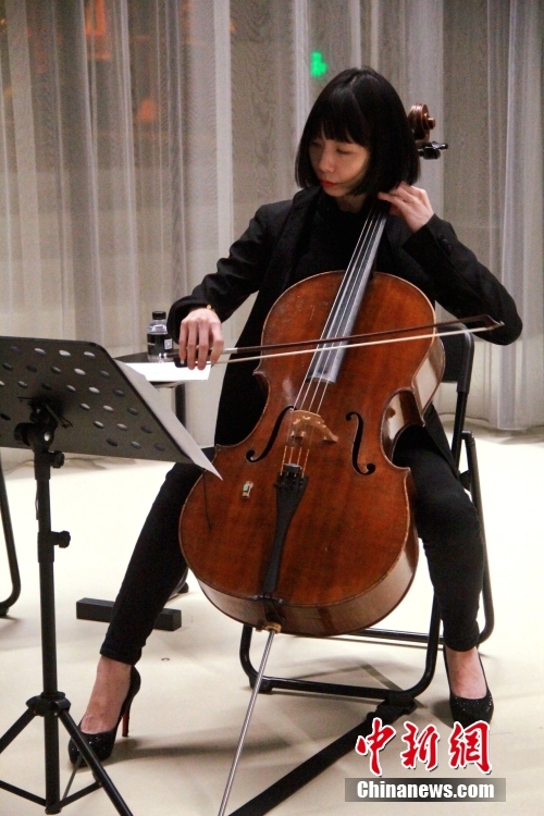 資料圖為林楚蕓在古典作品研討會(huì)上演奏。 <a target='_blank' href='/'>中新社</a>發(fā) 受訪者供圖