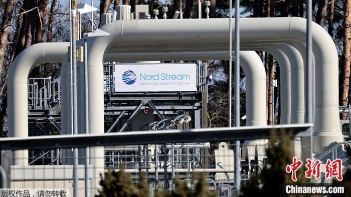 資料圖：俄歐間輸氣的“北溪-1”天然氣管道。