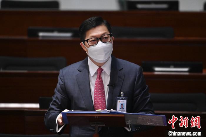 資料圖：香港特區(qū)政府保安局局長鄧炳強(qiáng)。 <a target='_blank' href='/'>中新社</a>記者 李志華 攝 　