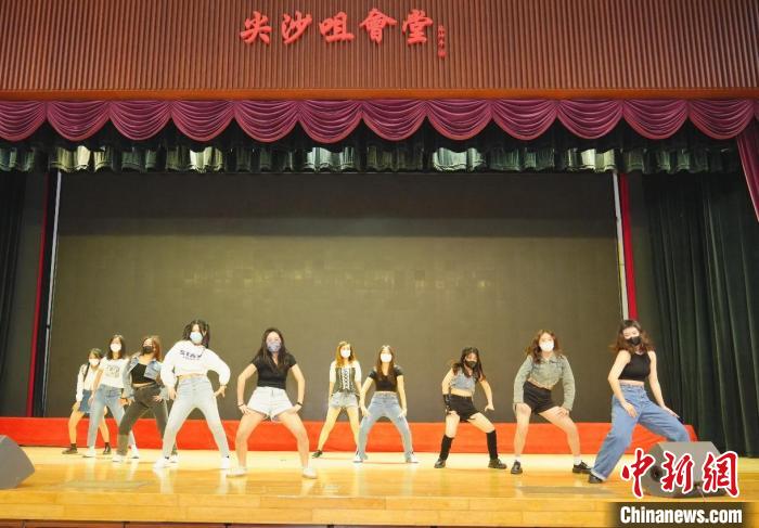 街舞表演。　蘇永安 攝