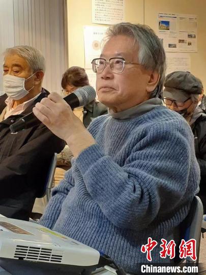 奈須重雄發(fā)表關(guān)于侵華日軍第七三一部隊(duì)利用鼠疫跳蚤進(jìn)行人體實(shí)驗(yàn)的演講?！∫粸伨?攝