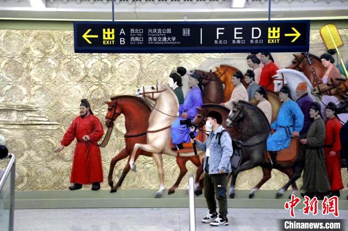 西安地鐵6號(hào)線二期已具初期運(yùn)營條件站內(nèi)“景觀”續(xù)寫“古今長安”