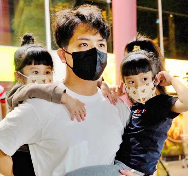 羅廷瑋是3個小孩的父親。（羅廷瑋提供）