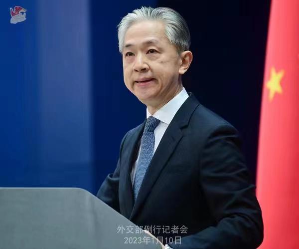 外交部發(fā)言人汪文斌。 薛偉 攝