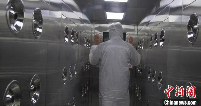 圖為“沙漠蝴蝶蘭”組培中心?！『旭R花園供圖