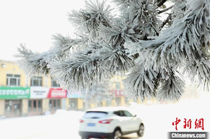 漠河迎53年來最低氣溫?！『麓髴c 攝