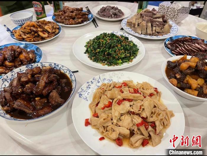 南京的什錦菜也走出中國，成為跨洋年夜飯里一道風景?！”徊稍L人供圖
