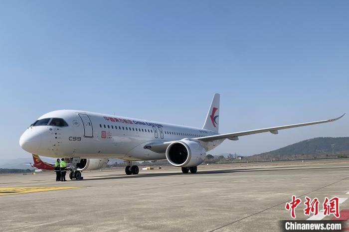 全球首架C919國產(chǎn)大飛機兔年驗證首飛“打卡”南昌