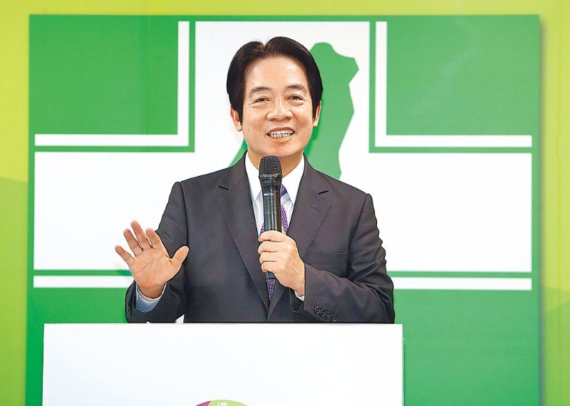 臺(tái)灣地區(qū)副領(lǐng)導(dǎo)人、民進(jìn)黨主席賴清德。（中時(shí)新聞網(wǎng)／劉宗龍攝） 圖片來(lái)源：臺(tái)灣“中時(shí)新聞網(wǎng)”.jpg