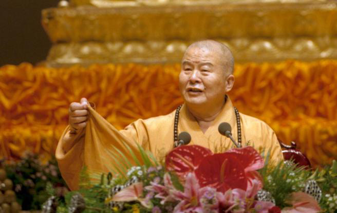 臺(tái)灣佛光山創(chuàng)辦人星云法師。（來(lái)源：臺(tái)灣“中時(shí)新聞網(wǎng)”資料照）