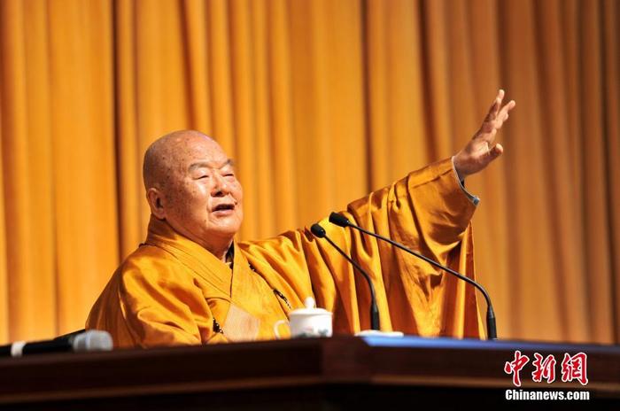 2月6日，臺灣佛光山宣布，開山宗長星云大師5日下午在位于高雄的佛光山傳燈樓開山寮圓寂。(資料圖片)圖/<a target='_blank' href='/'>中新社</a>記者 呂明