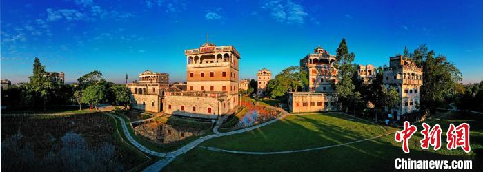 世界文化遺產(chǎn)開平碉樓與村落(自力村) 廣東省文旅廳 供圖 世界文化遺產(chǎn)開平碉樓與村落(自力村) 廣東省文旅廳 供圖