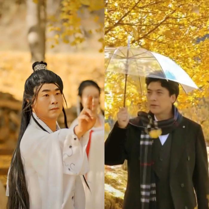 解偉和劉洪。短視頻社交平臺(tái)截圖