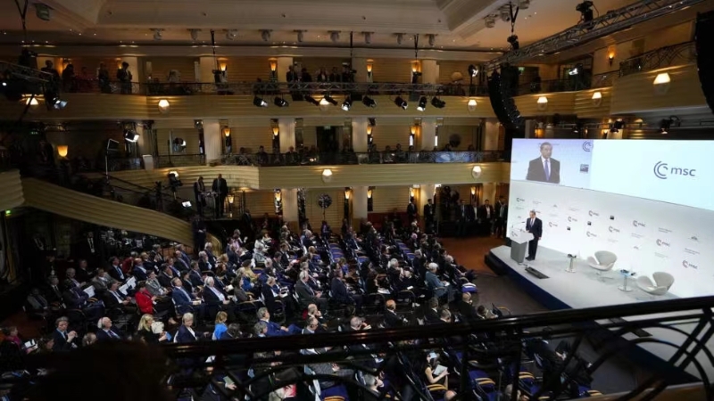 第59屆慕尼黑安全會議當(dāng)?shù)貢r(shí)間2月17日在德國慕尼黑開幕。（圖源：美聯(lián)社）
