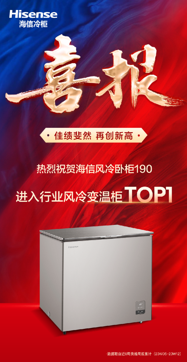 囤貨卷起來(lái)了！國(guó)產(chǎn)高性價(jià)比冷柜，首選海信190！