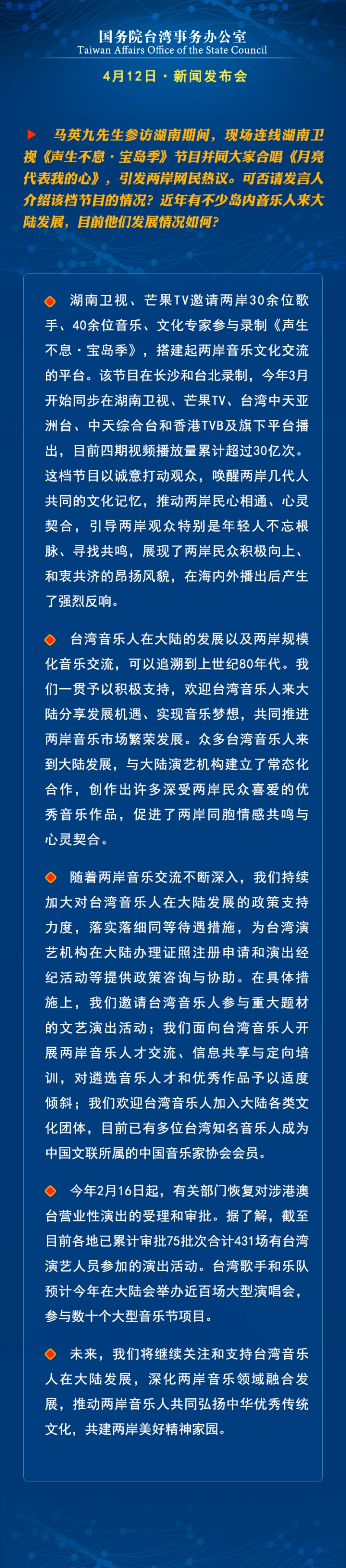 國臺辦舉行例行發(fā)布會 回應(yīng)兩岸熱點(diǎn)