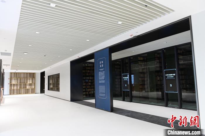 “百年文存”展區(qū)。　館方供圖