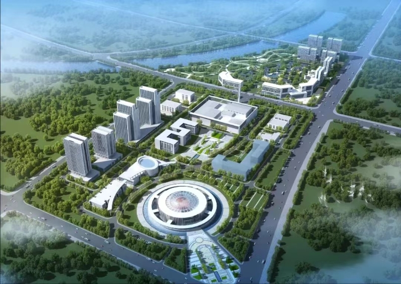 空間環(huán)境地面模擬裝置建設(shè)園區(qū)。（圖源：哈爾濱工業(yè)大學(xué)）