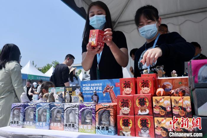 圖為“文物·創(chuàng)意·生活——2023年北京博物館文創(chuàng)市集”?！?lt;a target='_blank' href='/'>中新社</a>記者 易海菲 攝