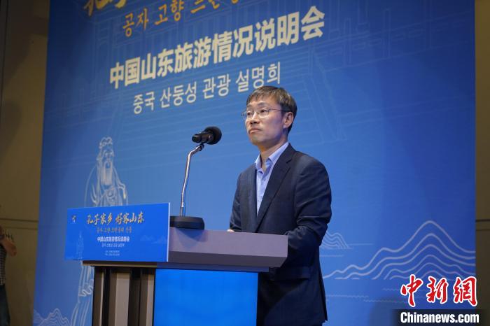 首爾市政府觀光體育局局長金英渙致辭?！⑿?攝