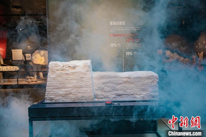 統(tǒng)萬城遺址博物館。　陜文投榆林文旅供圖