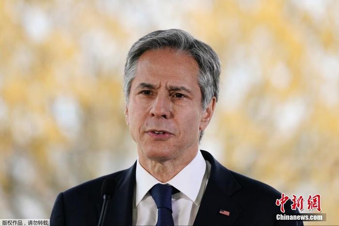 資料圖：美國國務(wù)卿布林肯。