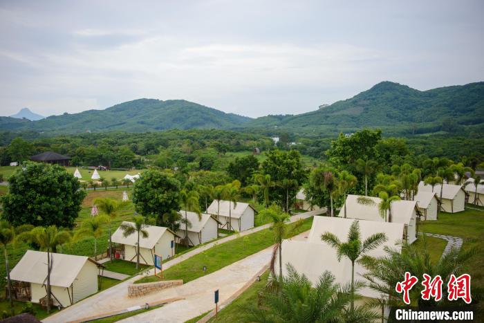 儋州市南豐鎮(zhèn)的嘉禾共享農(nóng)莊。　凌楠 攝