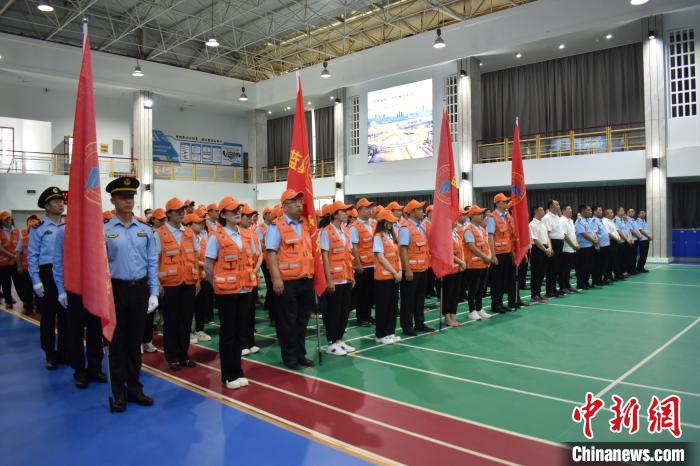 活動現(xiàn)場?！≮w建剛 攝