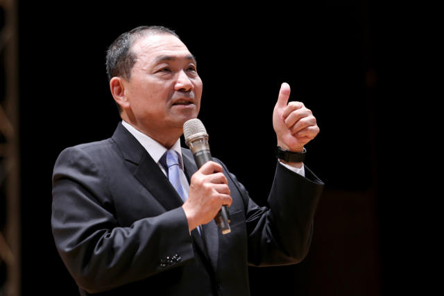 國民黨2024臺(tái)灣地區(qū)領(lǐng)導(dǎo)人參選人、新北市長侯友宜。（圖源：臺(tái)灣“中時(shí)新聞網(wǎng)”）