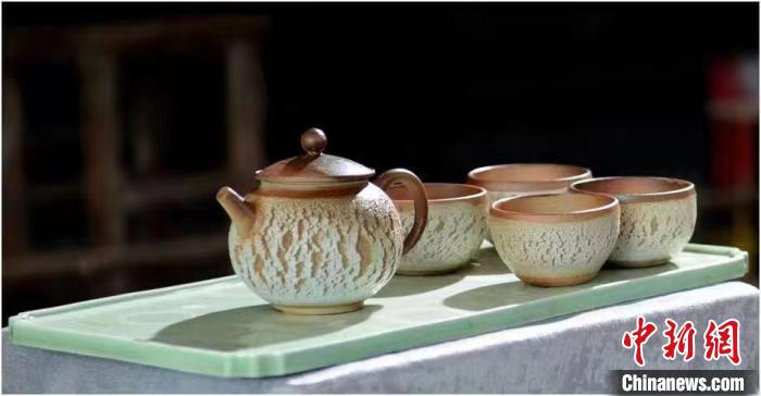 圖為柴窯瓷器成品。　薛城宣傳部 供圖