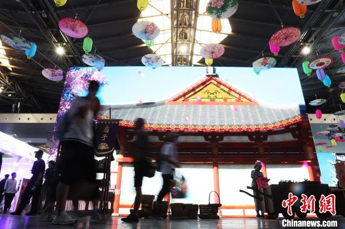 第十八屆中國(guó)國(guó)際動(dòng)漫游戲博覽會(huì)(CCG EXPO 2023)“御影江畔”展區(qū)?！埡鄠?攝