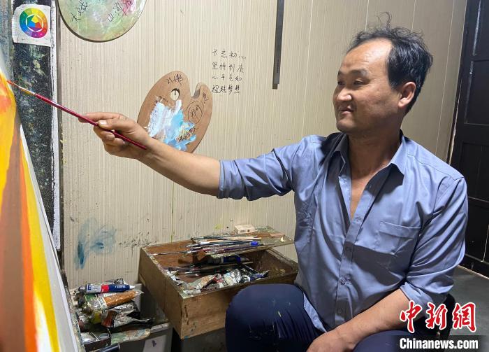 繪畫(huà)中的位光明 項(xiàng)菁 攝