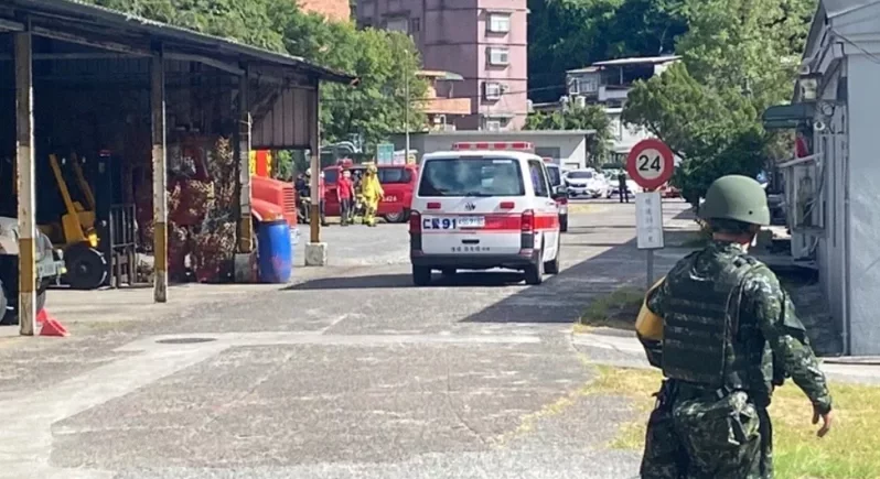 臺陸軍三支部基隆彈藥庫24日發(fā)生彈藥爆炸事件，9人受傷送醫(yī) 圖自臺灣《聯(lián)合報》