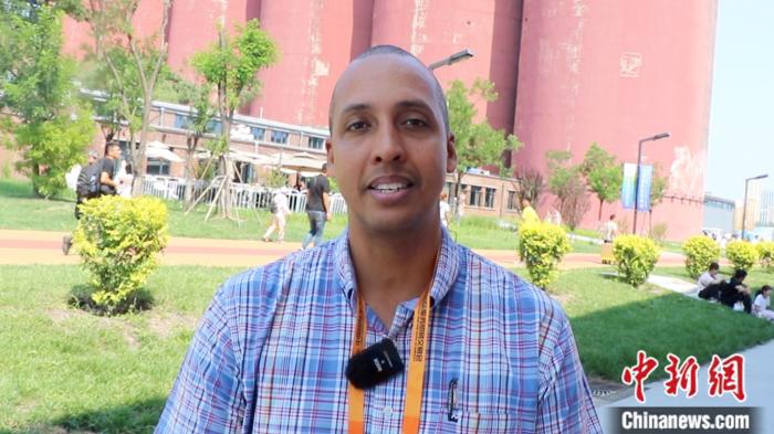 尼加拉瓜駐華大使邁克爾·坎貝爾。中新財(cái)經(jīng)記者吳家駒攝