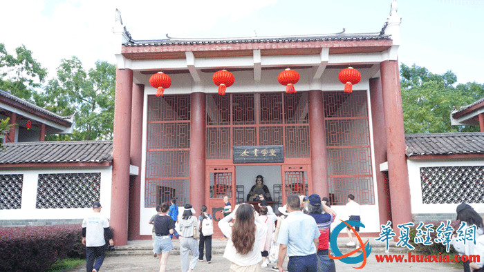 兩岸媒體人參訪女書園。（攝影：虞鷹）