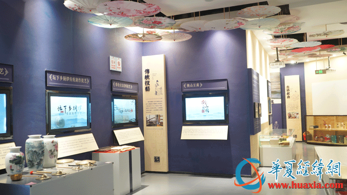 衡陽市非遺館展示的傳統(tǒng)技藝非遺介紹。（攝影：虞鷹）