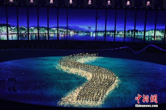 開幕式上的文藝演出。<a target='_blank' href='/'>中新社</a>記者 韓海丹 攝