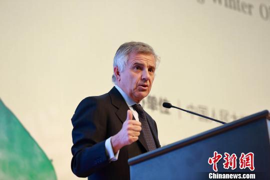 資料圖：國際奧委會副主席小薩馬蘭奇。崔晨 攝