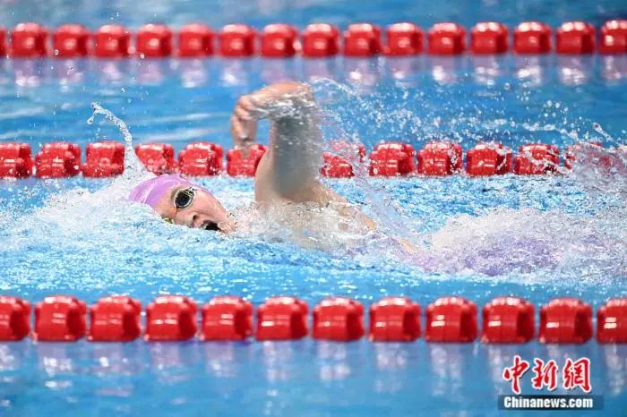 圖為李冰潔在比賽中。<a target='_blank' href='/'>中新社</a>記者 王東明 攝