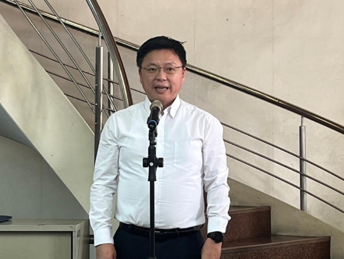 圖為趙天麟。圖片來(lái)源：臺(tái)灣“中時(shí)新聞網(wǎng)”柯宗緯攝。