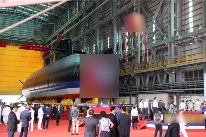 臺首艘自造潛艇。 圖自臺灣聯(lián)合新聞網.png