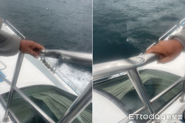 遭炮擊賞鯨船受損畫面。 圖自臺灣ETtoday新聞云.png