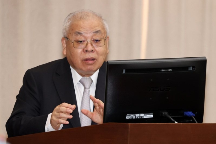 臺當局“主計總處主計長”朱澤民。 圖片來源：臺灣《聯(lián)合報》