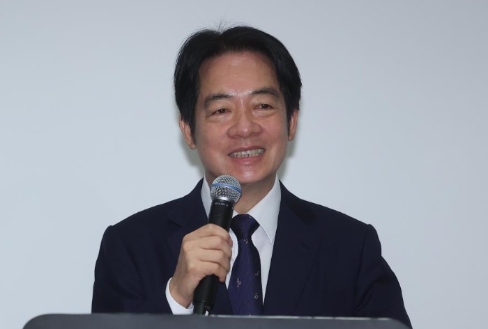 臺灣地區(qū)領(lǐng)導(dǎo)人選舉民進黨參選人賴清德。 圖片來源:臺灣《聯(lián)合報》