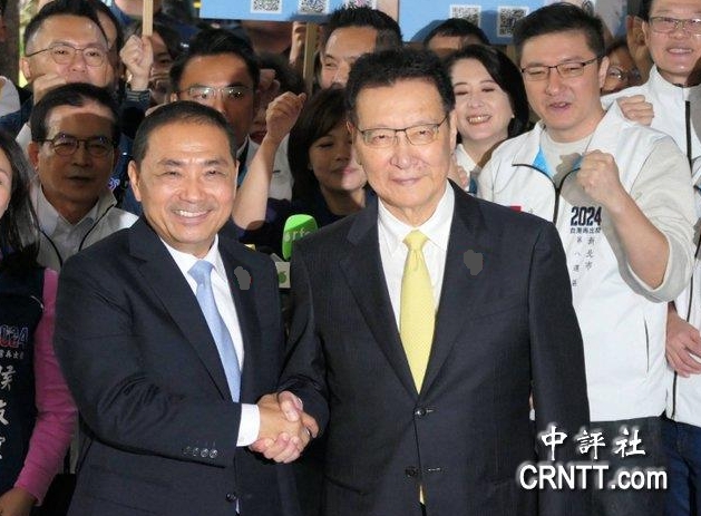 國民黨2024候選人侯友宜、副手趙少康完成參選登記，大批支持者到場相挺