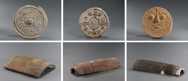 渡頭古城遺址出土的陶瓦。（圖源：國際文物局）