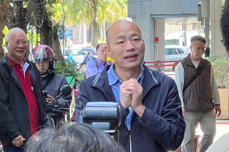 國民黨不分區(qū)民代當(dāng)選人韓國瑜。（圖源：臺灣《聯(lián)合報》）