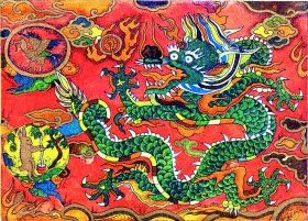 版畫賀年 甲辰祥瑞 版畫賀年 甲辰祥瑞