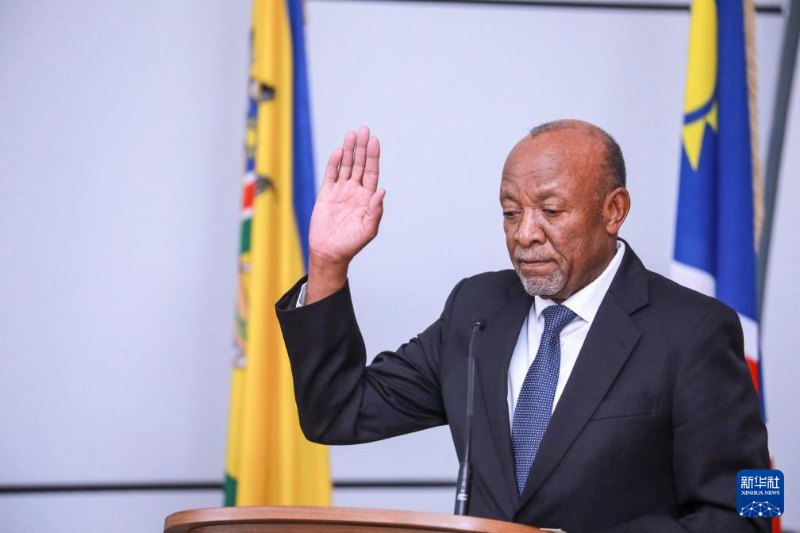 這是2月4日在納米比亞溫得和克拍攝的南戈洛·姆本巴。（圖源：新華社）